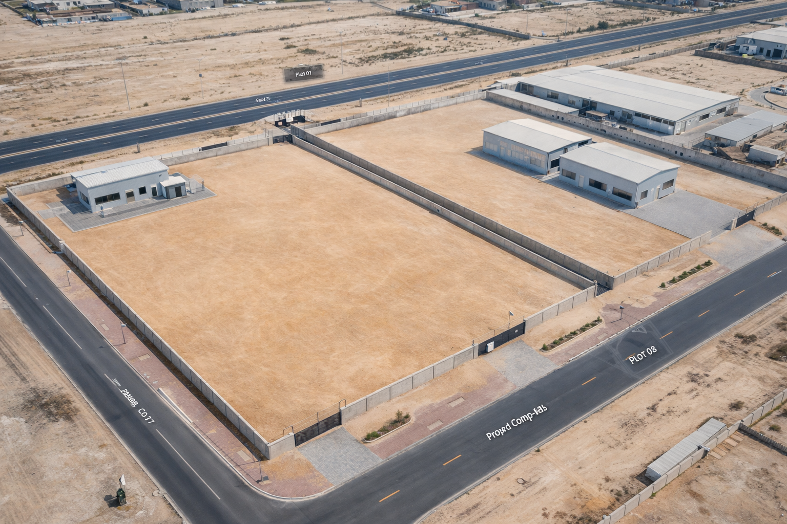 Industrial Land for Sale in Al Hail Industrial Area – Fujairah